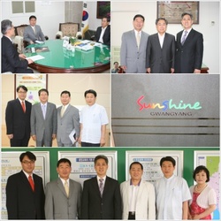 2010년 영어캠프 광양 시장님 함께~