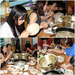 2010.7.19 초복날 삼계탕 먹는 우리